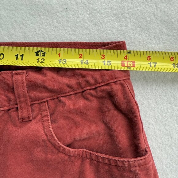J.L. Powell Men's Classic Fit Straight Leg Cotton Red Pants Size 34L (Waist 32) - Picture 8 of 12